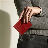 Porta carte di credito Montblanc Meisterstuck in Pelle 198809 - 198809